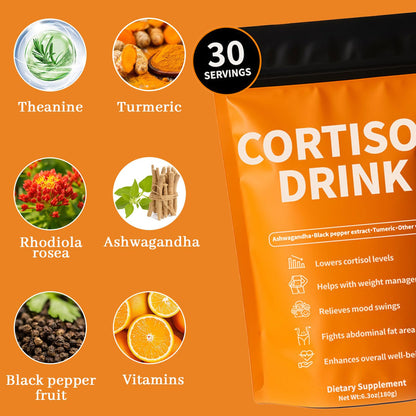 Rulinal Cortisol Drink Powder | Balance Stress & Enhance Focus for Women