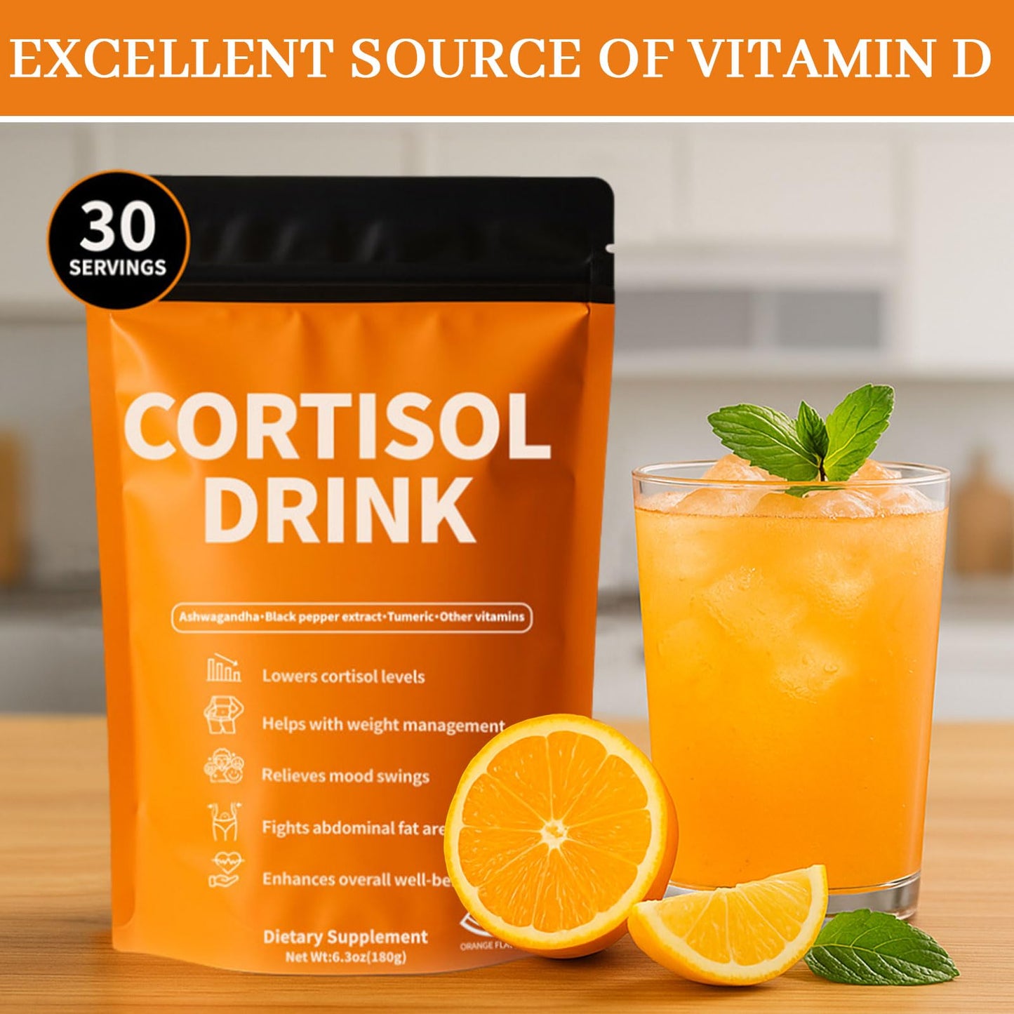 Rulinal Cortisol Drink Powder | Balance Stress & Enhance Focus for Women
