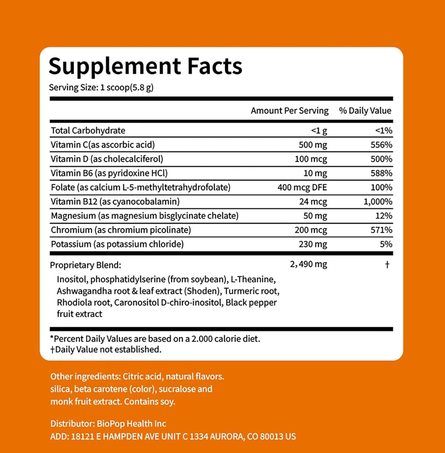 Rulinal Cortisol Drink Powder | Balance Stress & Enhance Focus for Women