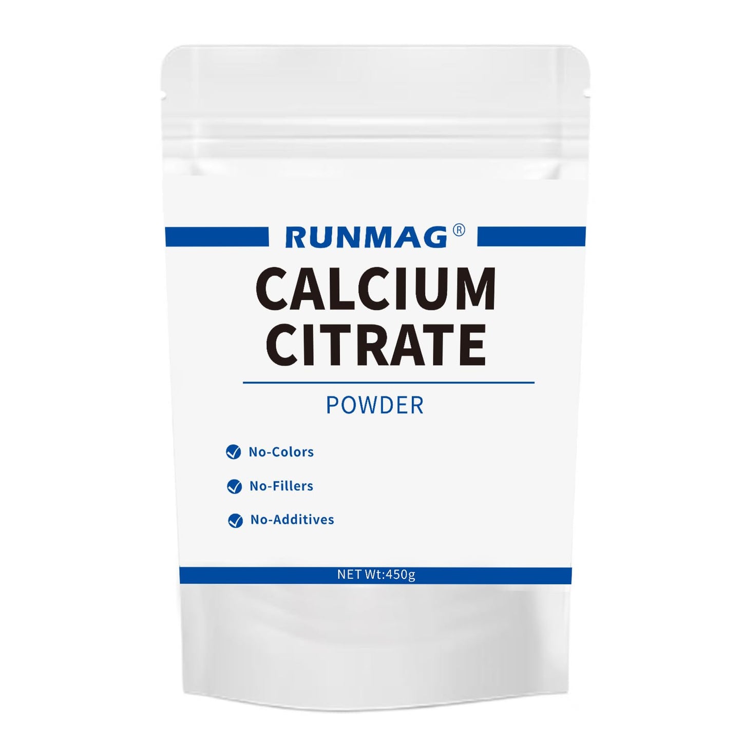 RUNMAG Calcium Citrate Powder Food Grade 450g