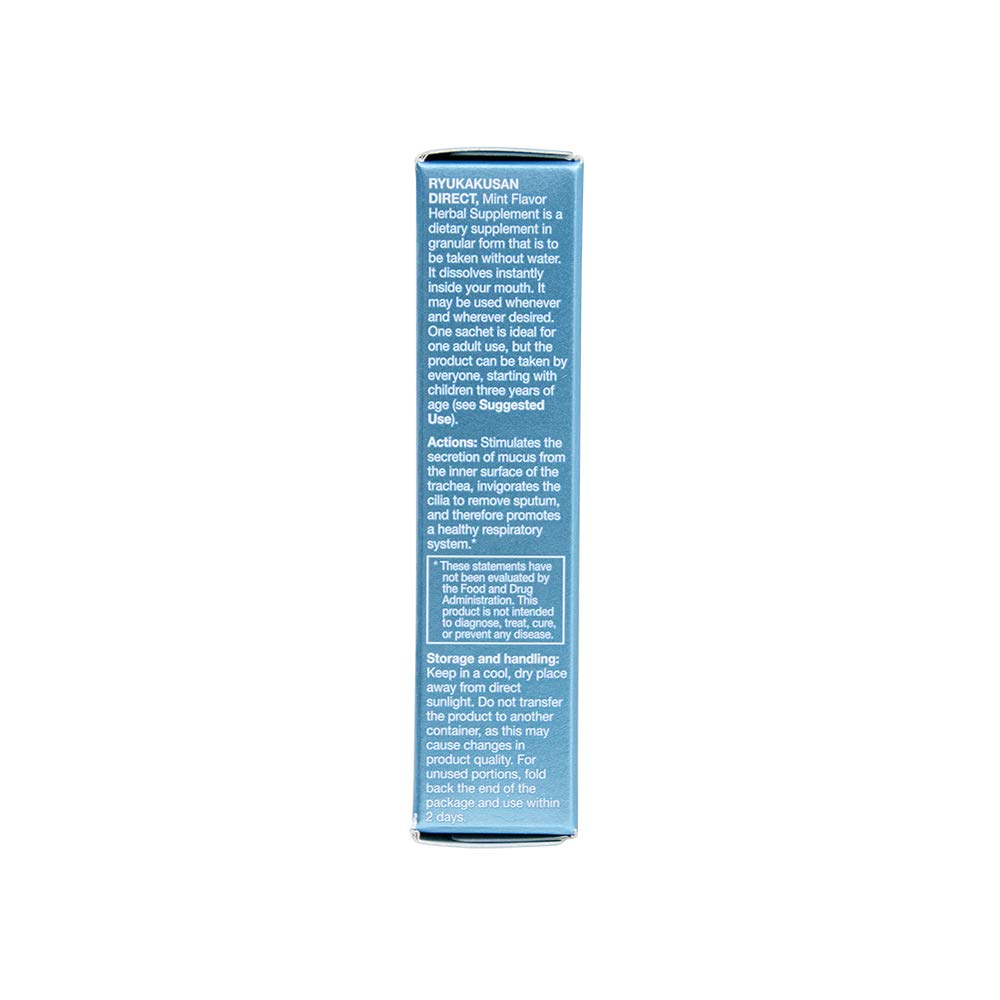 Ryukakusan Direct Mint Herbal Supplement – 16 Sachets (1 Box) | Solstice