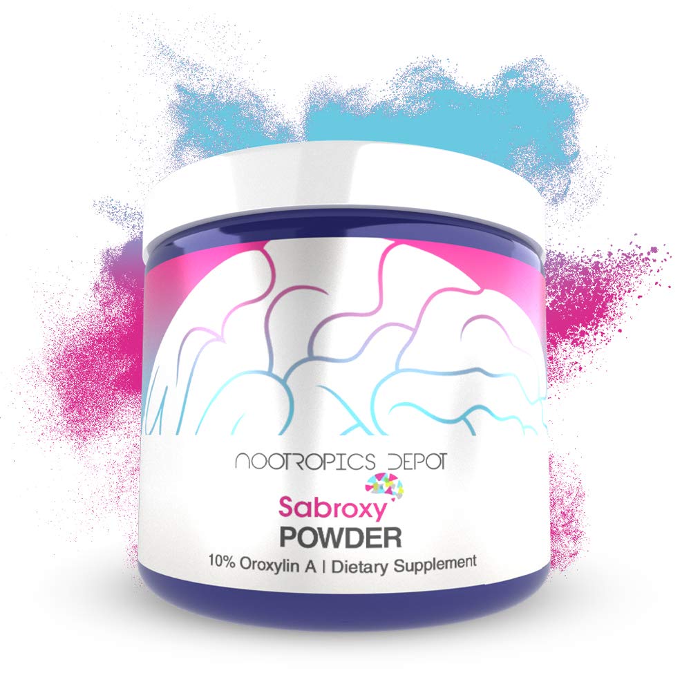 Nootropics Depot Sabroxy® Oroxylin-A Powder | 30 Grams | Minimum 10% Oroxylin-A | Oroxylum indicum | May Help Promote Focus & Motivation | May Help Promote Cognitive Function
