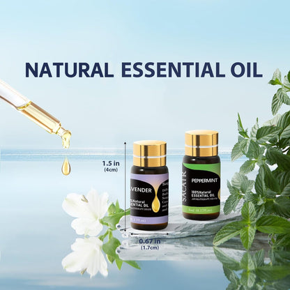 50 Pcs Essential Oils by SACATR – 50x5ml Natural Essential Oils Set | Diffuser, DIY Candles & Soap