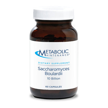 Metabolic Maintenance Saccharomyces boulardii Probiotic – Shelf-Stable 10B CFU (60 Caps) | Gut Health & Immunity