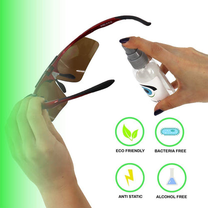 Leader Liquid Lens Cleaner 29.5 ml – Alcohol-Free Cleaning Solution for Eyeglasses & Cameras | Sports World Vision