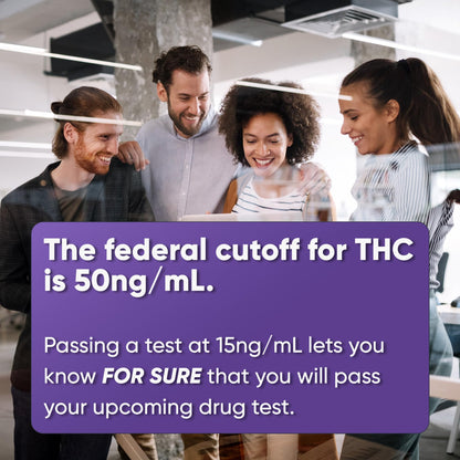 SAFE LIFE Highly Sensitive THC 15 ng/mL Single Panel Urine Test Kit – 10 Pack | Easy Home Drug Test