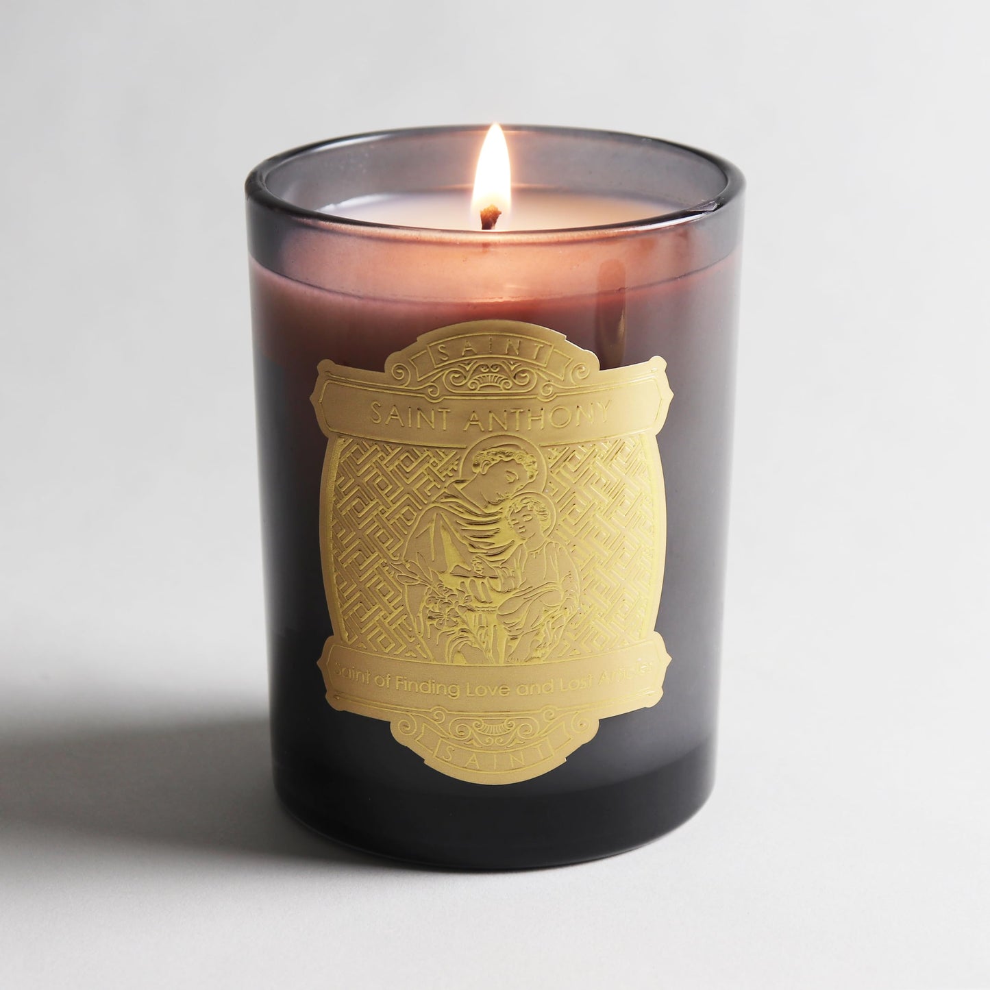 Saint Anthony of Padua Scented Candle with Prayer Coin – Finding Love & Lost Articles | 80-Hour Soy Coconut Aromatherapy (Special Edition)