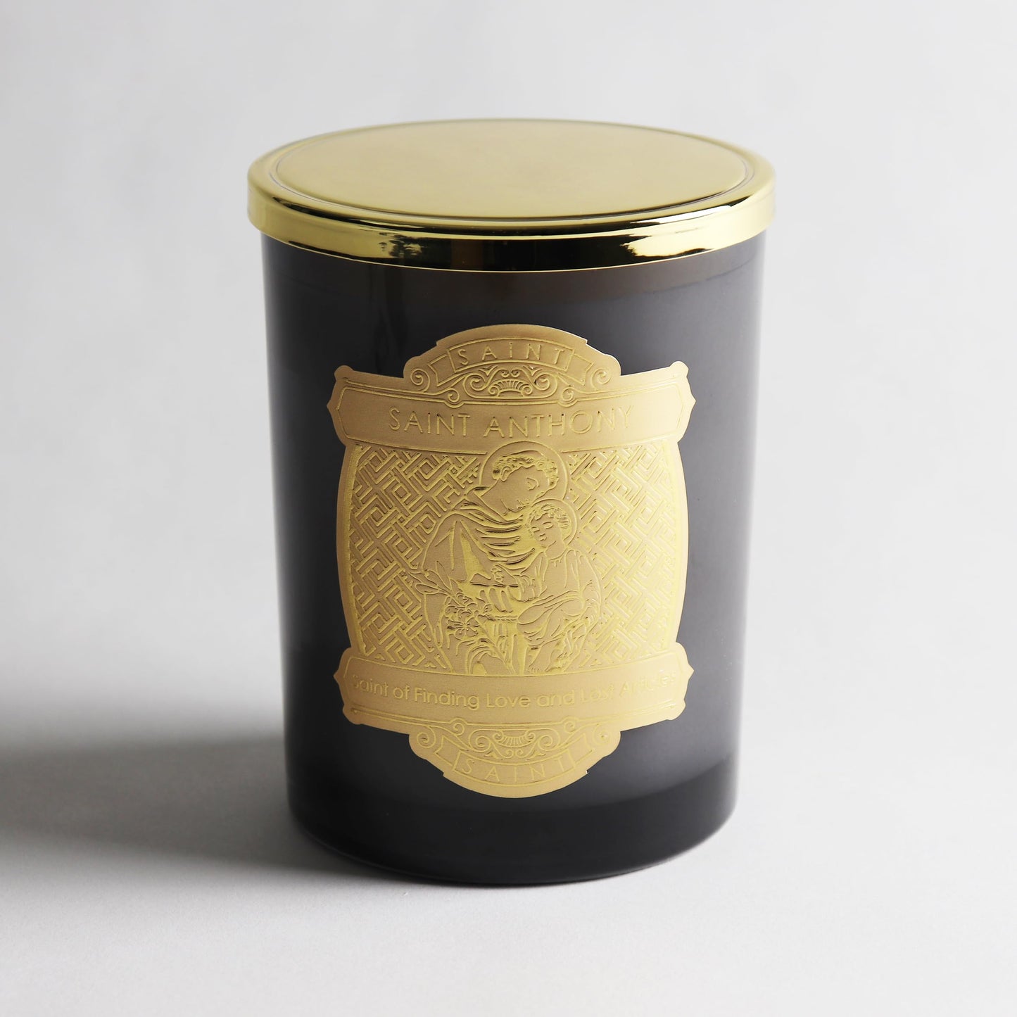 Saint Anthony of Padua Scented Candle with Prayer Coin – Finding Love & Lost Articles | 80-Hour Soy Coconut Aromatherapy (Special Edition)