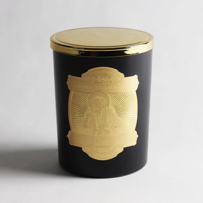 SAINT Padre Pio Scented Candle with Prayer Coin – Healing, Italy | Soy Coconut, 80 Hour Burn