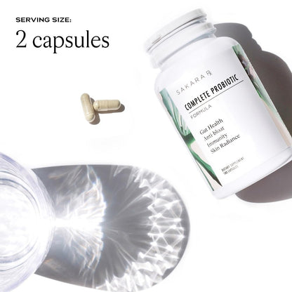 SAKARA Complete Probiotic – 3B CFU Daily Probiotics for Women, 180 Capsules