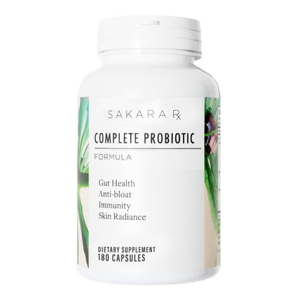 SAKARA Complete Probiotic – 3B CFU Daily Probiotics for Women, 180 Capsules