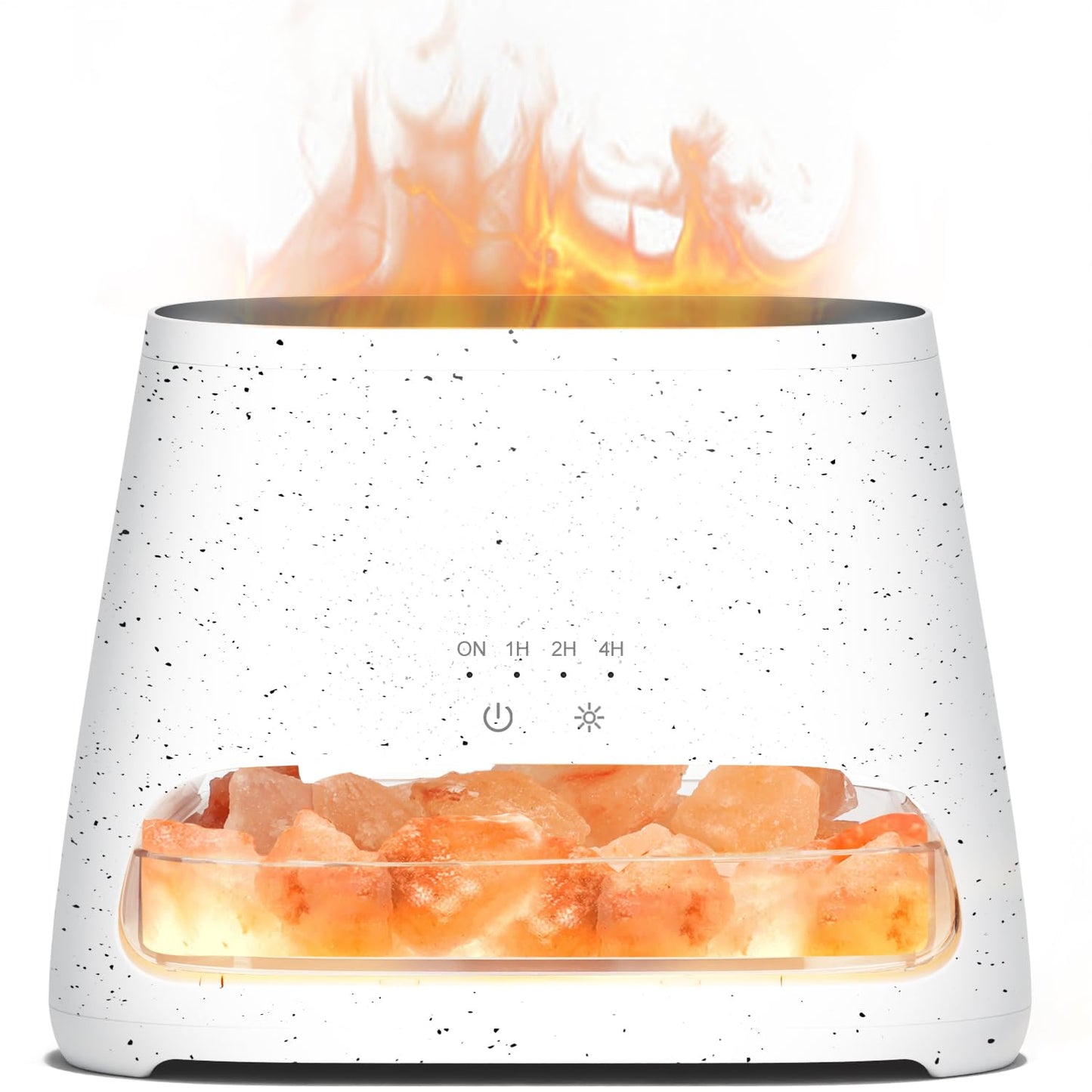 SALKING 2-in-1 Himalayan Salt Lamp & Ultrasonic Diffuser