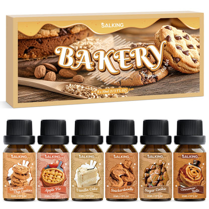 SALKING Bakery Fragrance Oils – Premium Essential Oils for Diffuser, Soap & Candle Making