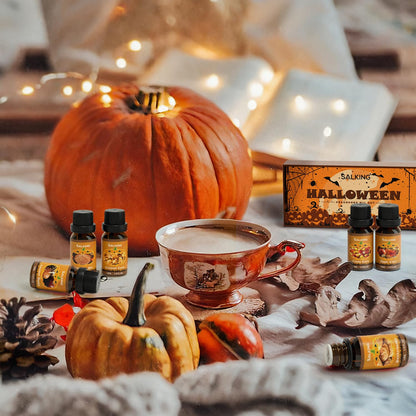 SALKING Halloween Fragrance Oils Gift Set | Premium Diffuser & Soap Making Oils