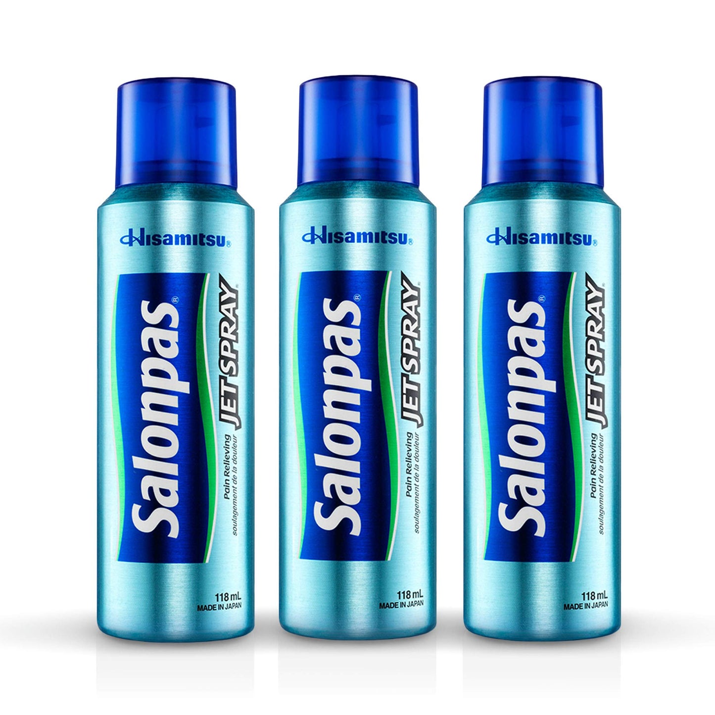 Salonpas Pain Relieving Jet Spray - 4 Oz (Pack of 3)