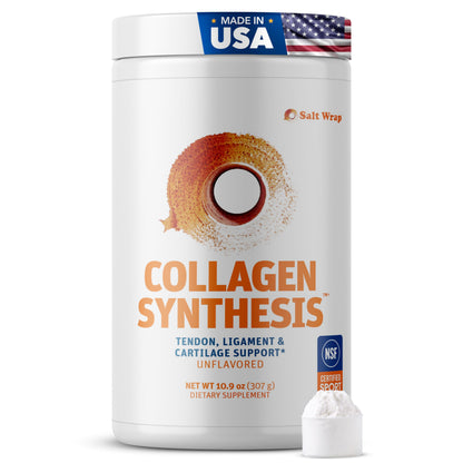 SaltWrap Collagen Synthesis - Joint Support with Fortigel & Tendoforte, NSF Certified for Sport