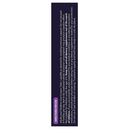 Sambucol Black Elderberry Throat Lozenges - Vitamin C, Zinc & Honey (Gluten-Free) 20 Count