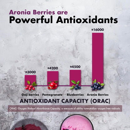 Samsara Herbs Aronia Berry 20:1 Extract Powder (16oz/454g) – Antioxidant & High ORAC