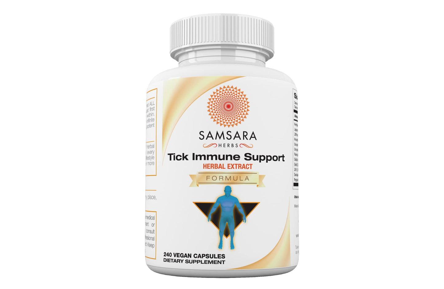 Samsara Herbs Tick Immune Support - 240 Capsules (Japanese Knotweed & Cat's Claw)
