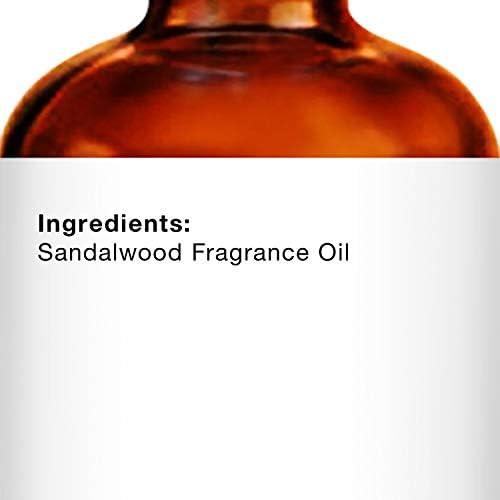 Majestic Pure Sandalwood Essential Oil with Glass Dropper - 100% Pure & Natural, 1 Fl Oz