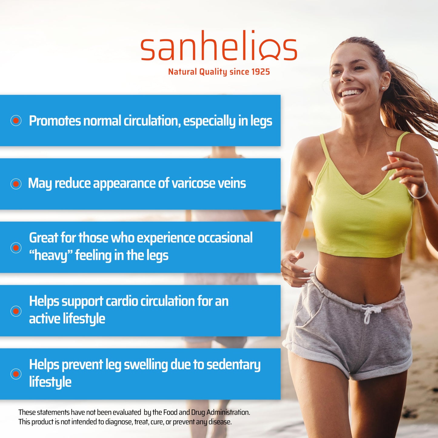 Sanhelios Circu Caps Higher Dose 900mg Butcher's Broom Extract - 2 Pack | Circulation & Vein Support