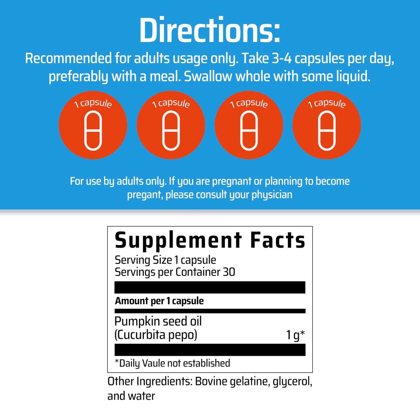Sanhelios Curbita 1000mg Pumpkin Seed Oil – Bladder Support for Men & Women | Non-GMO, Sugar-Free