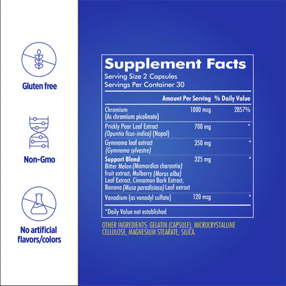 Santo Remedio Super Nopal Exclusive Nopal Gurmar Formula 60 Capsules