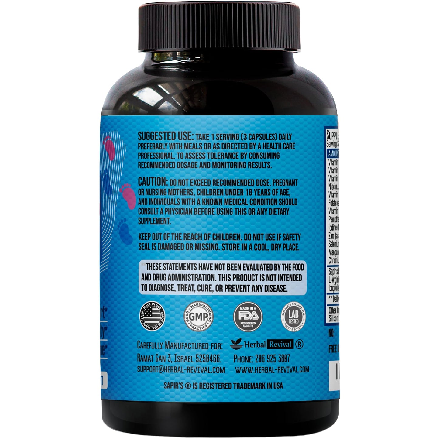 Semen Volume Booster & Male Fertility Supplement | Sapir