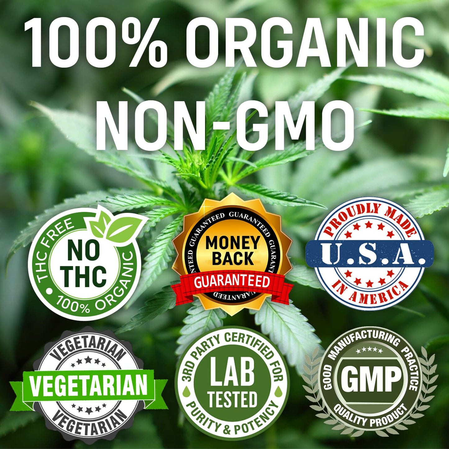 NATURE'S BENEFICIALS Organic Hemp Oil Extract Drops 3000mg – Ultra Premium, Sleep & Joint Support