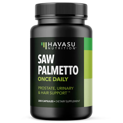 HAVASU NUTRITION Saw Palmetto for Men – Prostate Support & DHT Hair Health (500mg)