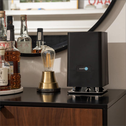 ScentAir Whisper Home Diffuser - 800 sq ft, Alexa & Google, WiFi & Bluetooth, Black