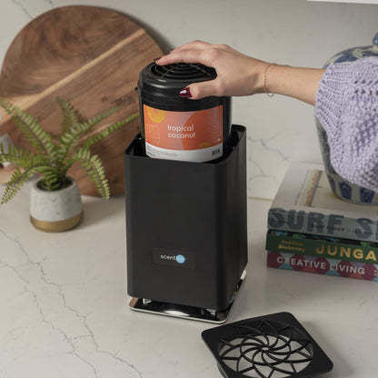 ScentAir Whisper Home Diffuser - 800 sq ft, Alexa & Google, WiFi & Bluetooth, Black