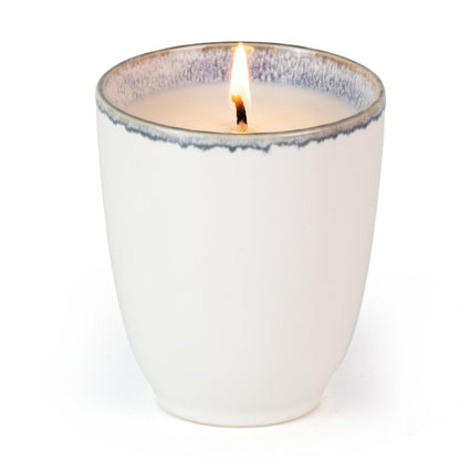Scented Candle 8oz Soy – Red Rose Ceramic Cup Jar Candle | Long-Lasting, Non-Toxic