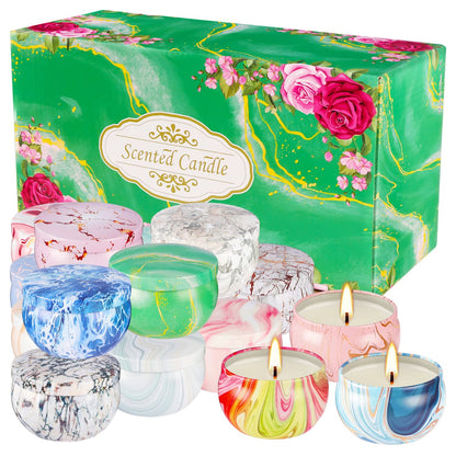 16-Pack Scented Candle Gift Set - 2.5oz Soy Wax Aromatherapy Candles