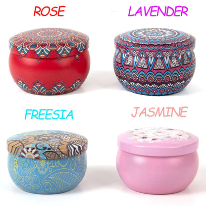 Scented Candles Gift Set for Women – 4 Pack Soy Wax with Essential Oils | All Natural, Non-Toxic
