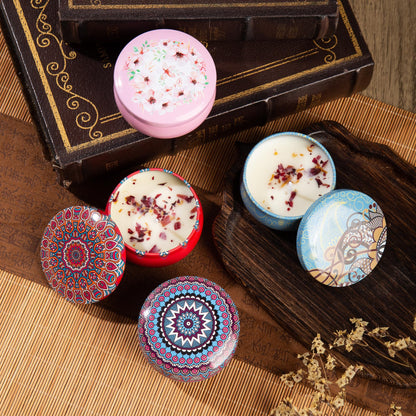 Scented Candles Gift Set for Women – 4 Pack Soy Wax with Essential Oils | All Natural, Non-Toxic
