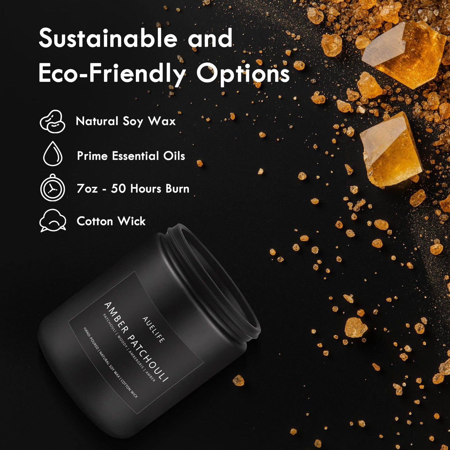 Men's Scented Candles Set — 4-Pack Soy Candles for Home, Gifts for Dad | Father's Day