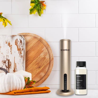 Scentia Autumn Spice Essential Oil Blend – 120ml Diffuser Oil for Fall, Halloween & Thanksgiving Décor | Aromatherapy, Candle & Soap Making