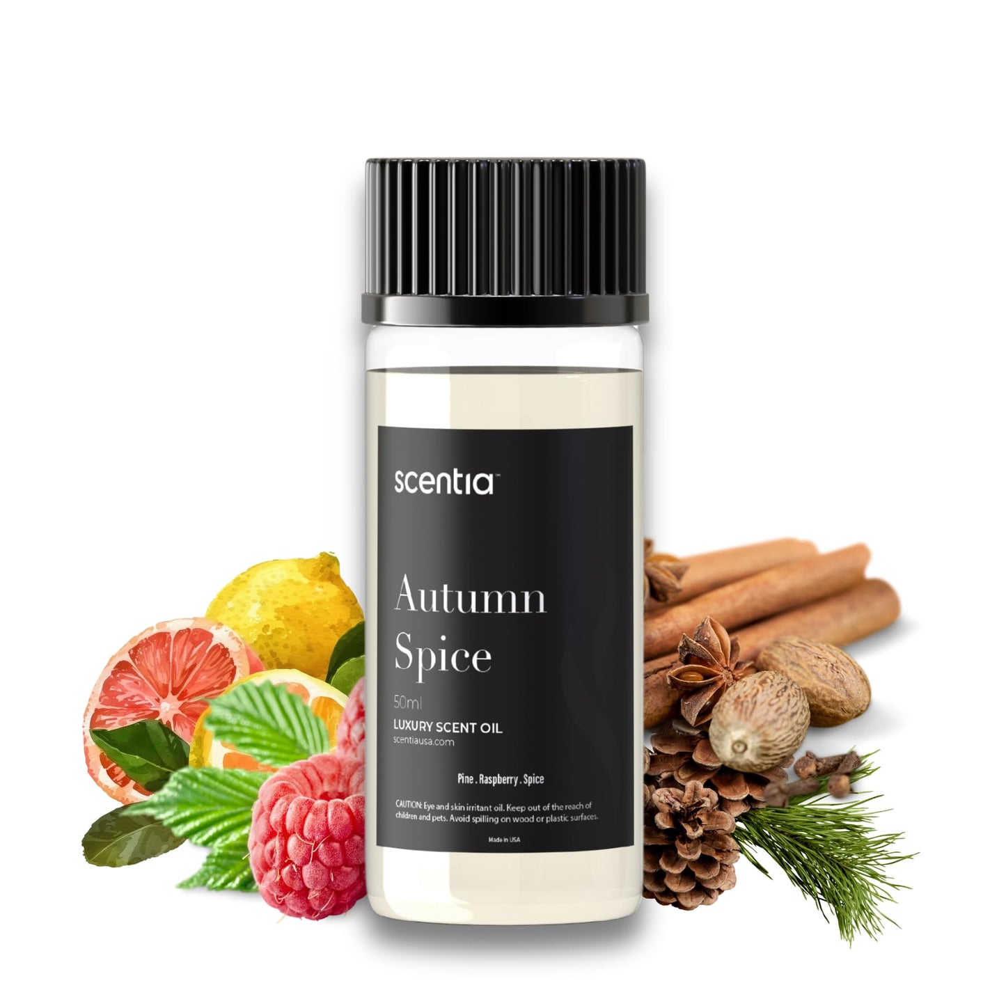 Scentia Autumn Spice Essential Oil 50ml - Pumpkin Spice Diffuser & Fall Decor