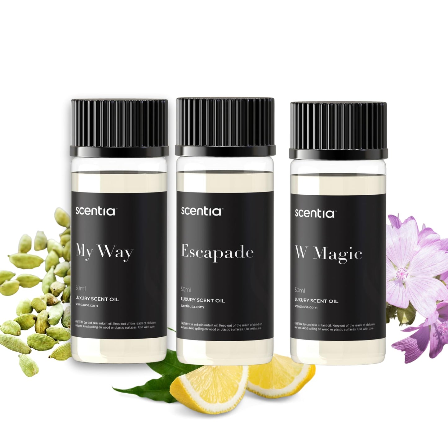 Scentia My Way Hotel Diffuser Oil – 3x50ml Gift Set Inspired by 5-Star Hotels