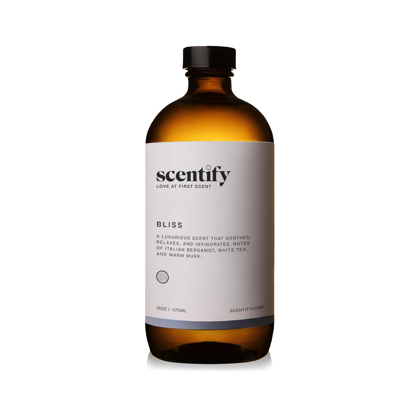 Scentify Bliss Aroma Oil Refill – Eucalyptus, Bergamot, Tea & Powdery Diffuser Fragrance 470ml (16 oz)