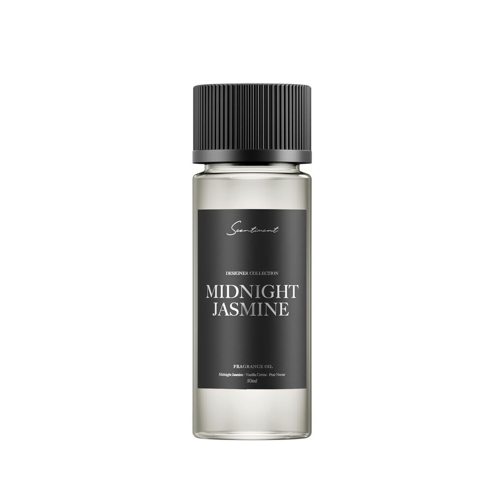 Scentiment Diffuser Oil - Midnight Jasmine | Home Aromatherapy Fragrance Oil (50ml)