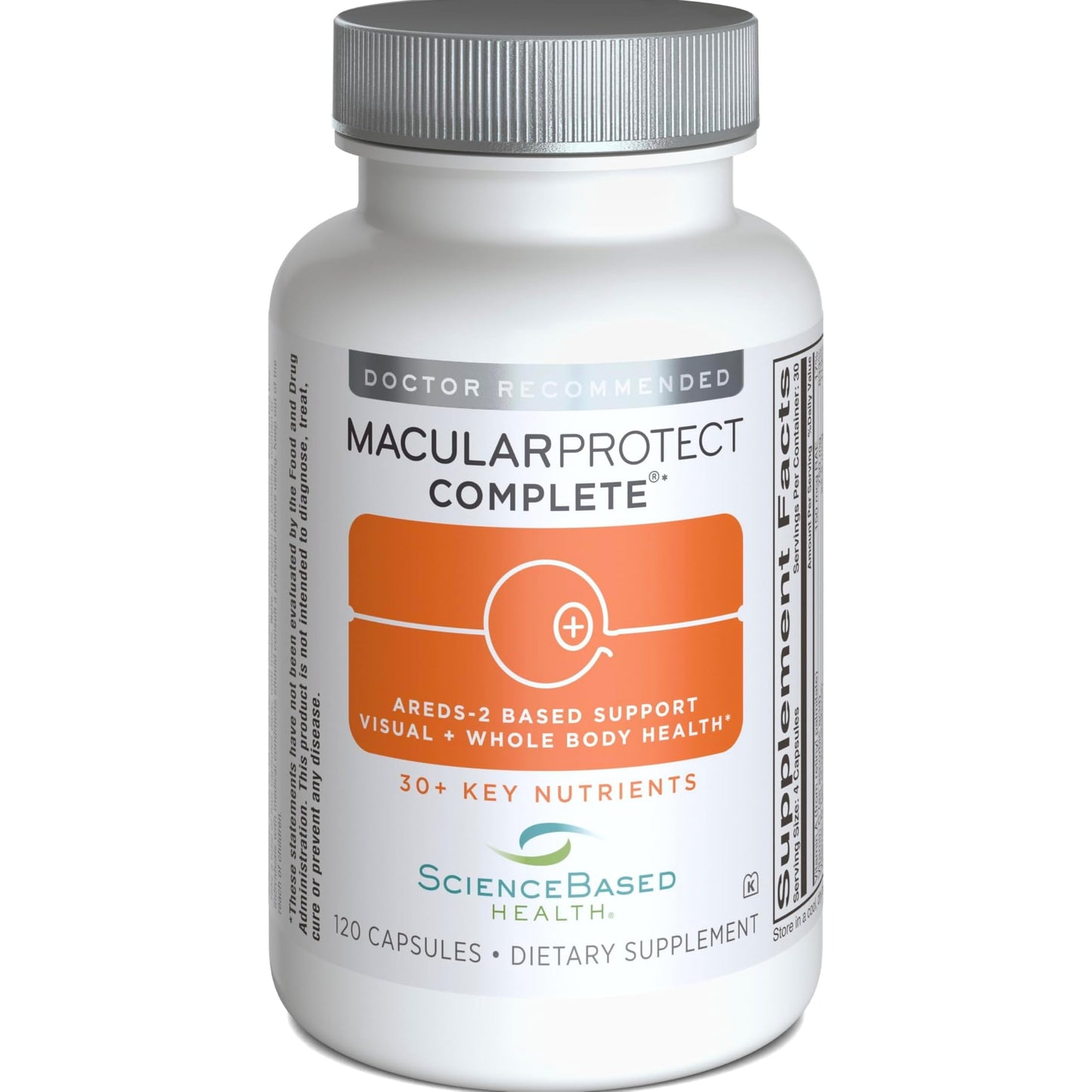 ScienceBased Health MacularProtect Complete – AREDS 2 Eye Health Capsule, 120 Capsules