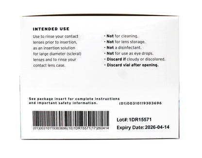 ScleralFil Preservative-Free Saline Solution – 0.34 fl oz Vials, 30 Count (Pack of 2)
