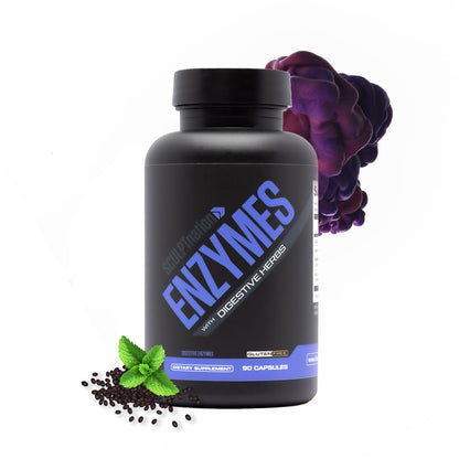 Sculpt Nation by V Shred Digestive Enzymes – Multi Enzyme for Digestion & Gut Health (90 Gluten-Free Capsules)