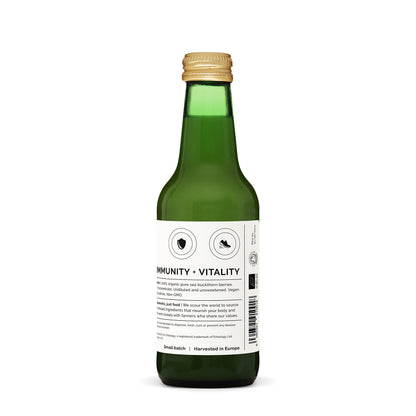 100% Organic Sea Buckthorn Juice 8.5 fl oz – Immune Support & Energy