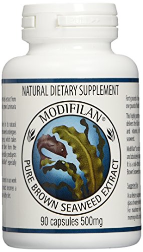 Seaweed Modifilan Capsules, 90 Count (Pack of 2) - Gluten-Free & Macrobiotic