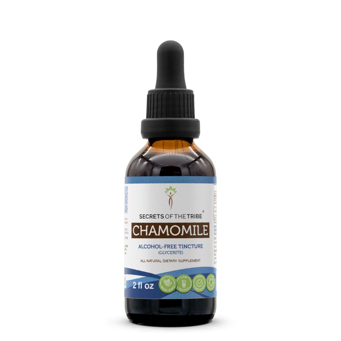 Secrets of the Tribe Chamomile Alcohol-Free Liquid Extract – Chamomile Tincture (2 FL OZ)