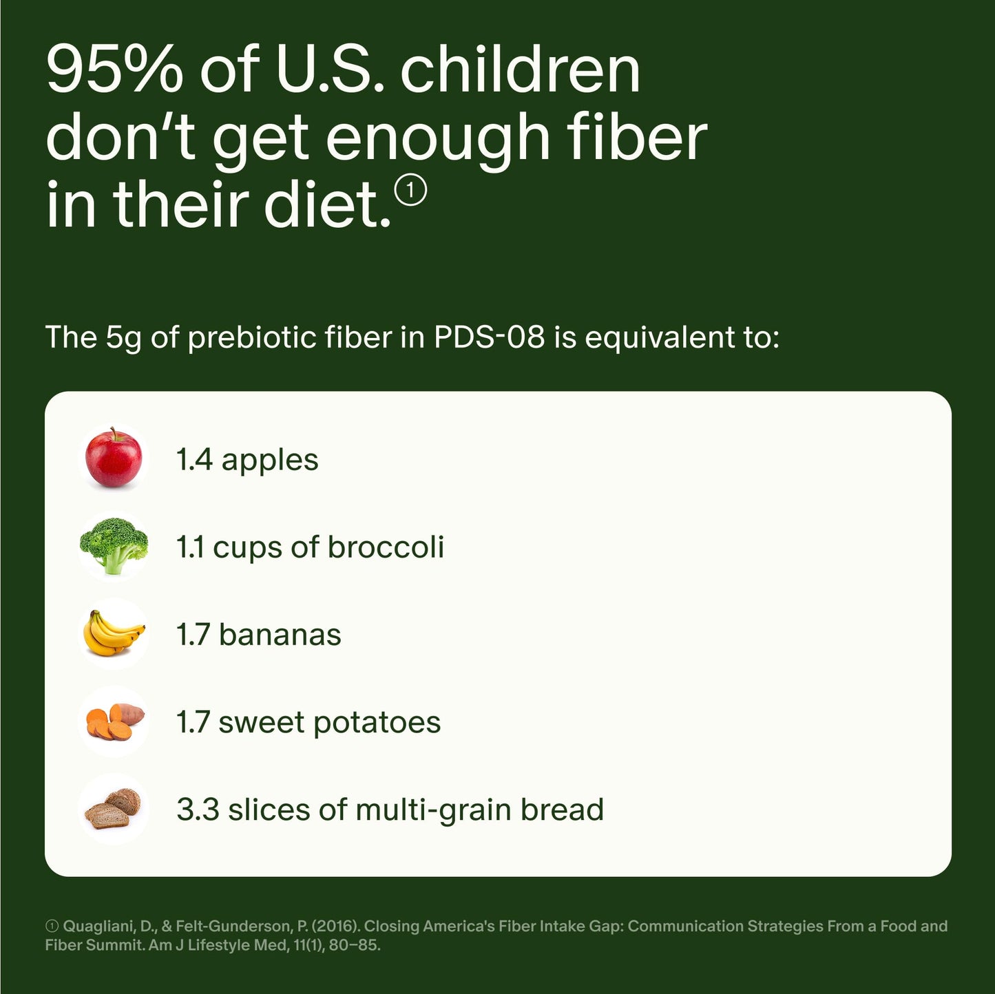 Seed PDS-08 Pediatric Daily Synbiotic for Kids 3–17 | Fiber-Based Prebiotic & Probiotic