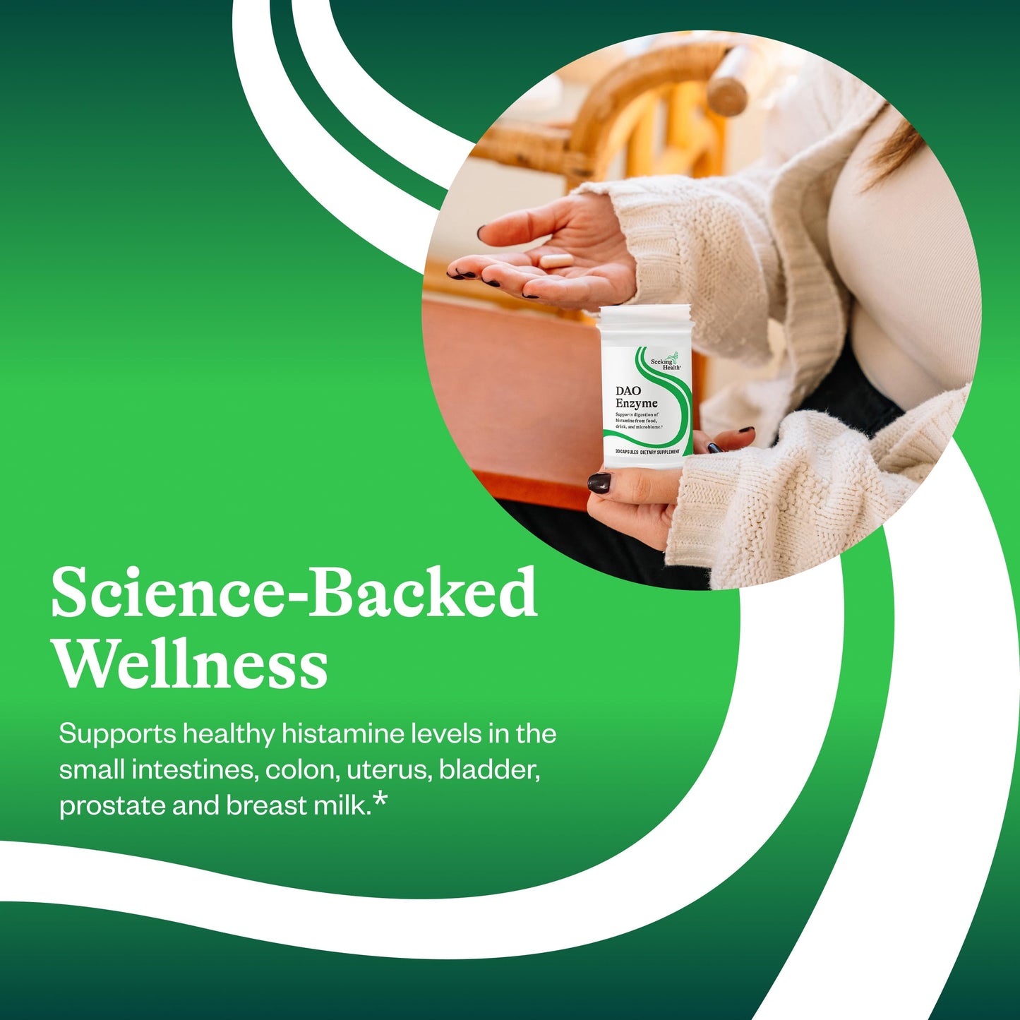 Seeking Health DAO Enzyme – Histamine Digest Support, 30 Capsules